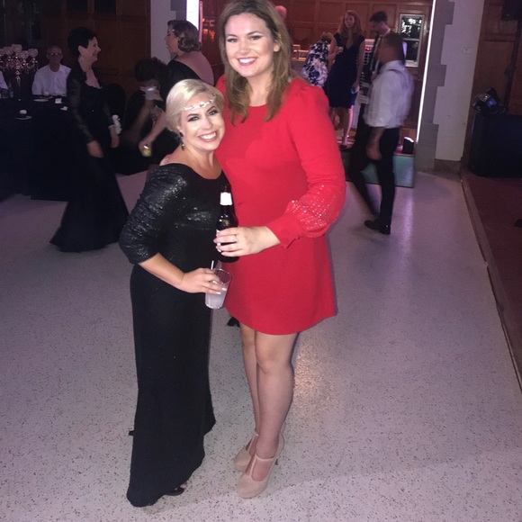 Adrianna Papell Dresses & Skirts - Adriana Papell Black Sequin Bridesmaid Dress 6